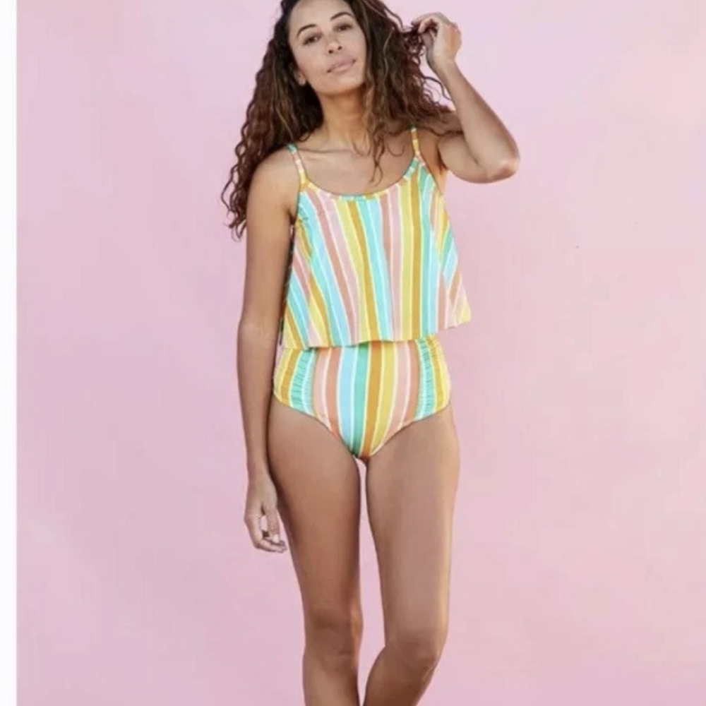 NWT. Matilda Jane Colorful Coast 2 Pc Tankini Sz. Medium
